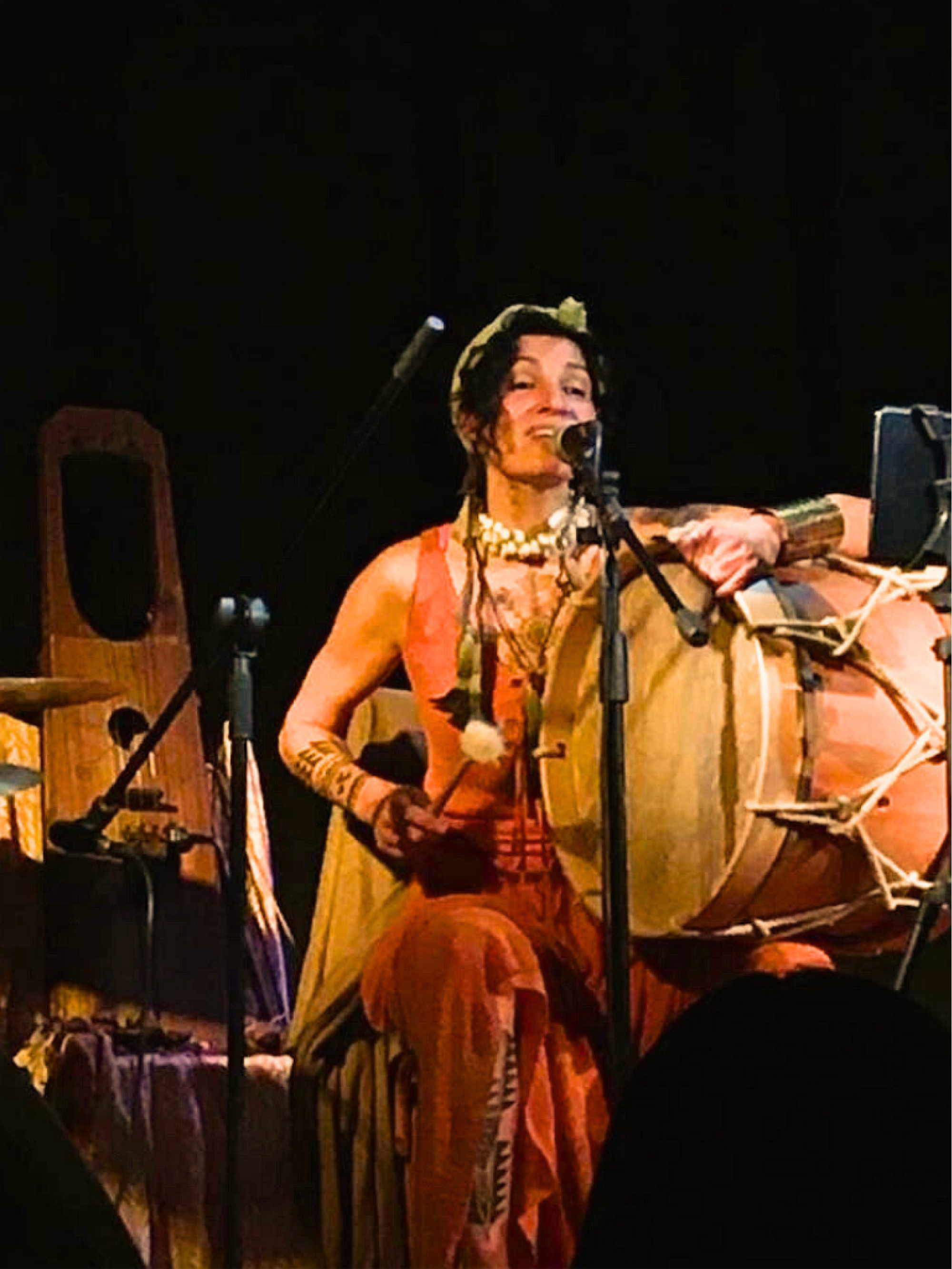 Raquel Molina en el escenario