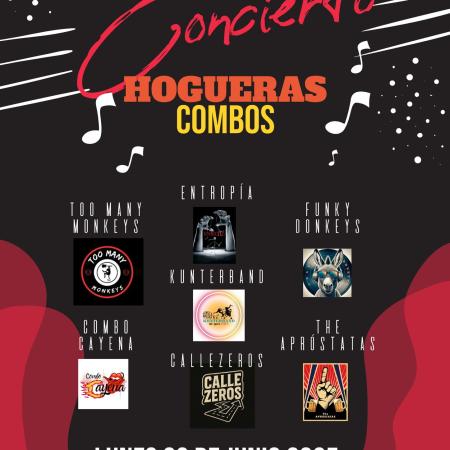 Concierto hogueras combos en Manzanares el Real Concierto hogueras combos en Manzanares el Real